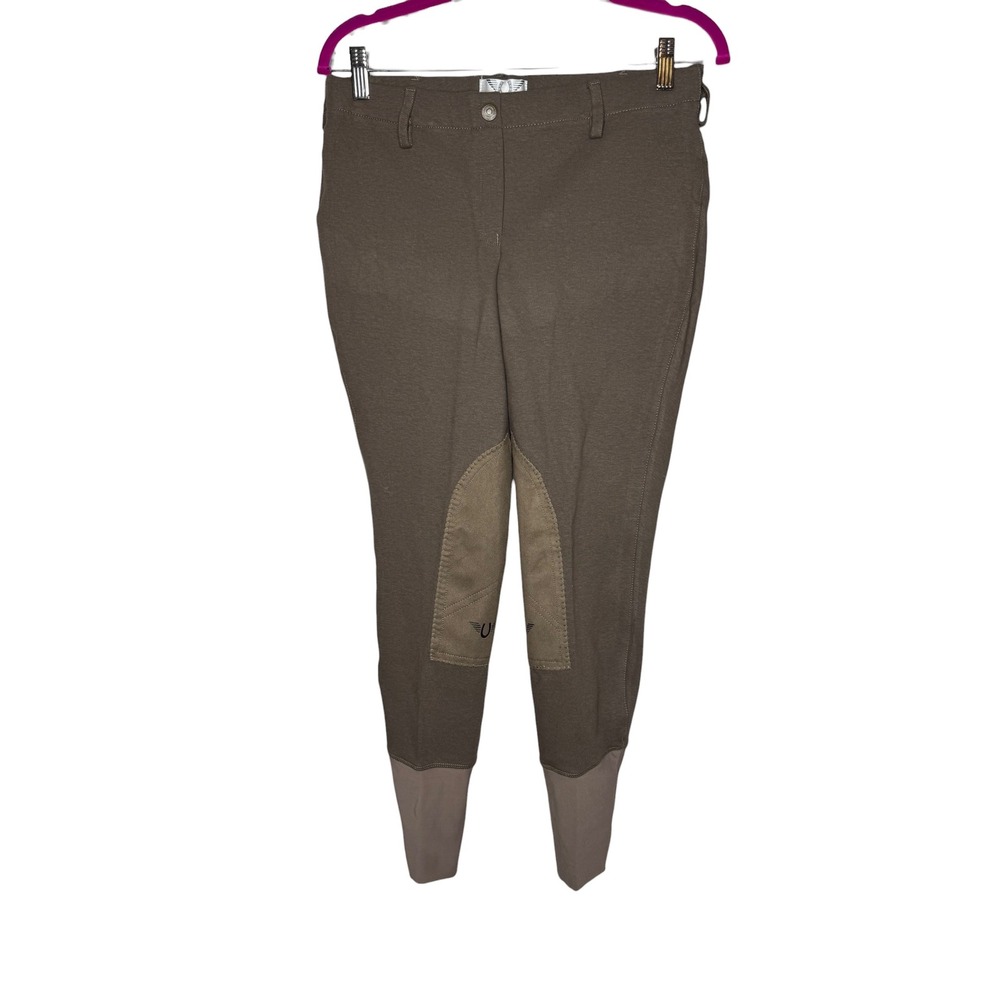 TuffRider TR2 Starter Lowrise Pull On Breeches Lava Brown Ladies 30 100785-479